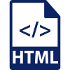 Uncompress HTML Code Icon